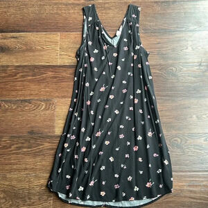 GAP Dress with Dark Floral Print | Floral Print | GAP Dress | Dark Florals